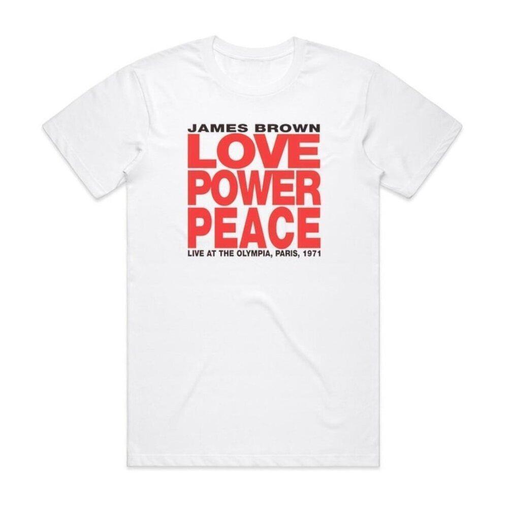 James Brown Love Power Peace Live At The Olympia 1971 Album Graphic Tee